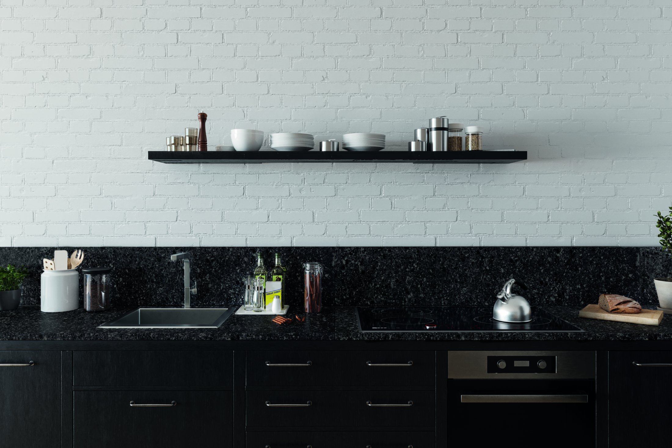 Stone-italiana-cosmolite-Cosmo-gloss-cucina-frontale